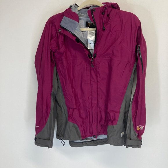 Mountain Hardwear Jackets & Coats Mountain Hardwear Conduit Pink Gray Rain Jacket Poshmark